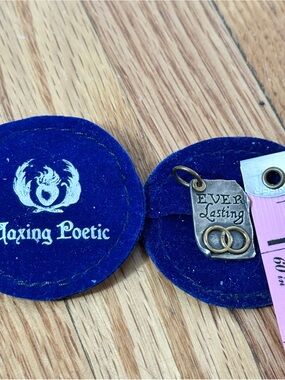 Waxing Poetic Silver .925 & Brass "Ever Lasting" Charm w/ Interlocking Rings